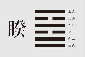 彖曰：睽，火动而上，泽动而下。二女同居，其志不同行。说而丽乎明，柔进而上行，得中而应乎刚，是以小事吉。天地睽而其事同也，男女睽而其志通也，万物睽而其事类也。睽之