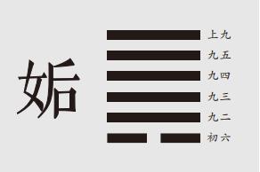 彖曰：姤，遇也，柔遇刚也。勿用取女，不可与长也。天地相遇，品物咸章也。刚遇中正，天下大行也。姤之时义大矣哉！