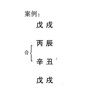 化格之丙辛化水格案例说明:应以金为喜神，水为用神,大忌天干戊土