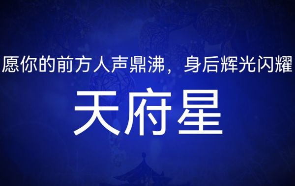 紫薇斗数天府星星情总论、风水、地理类象、旺度介绍(一)