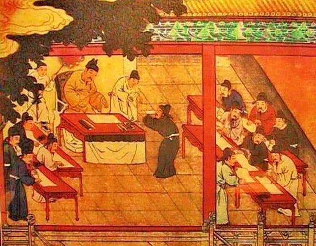 “以文取士”:唐代朝廷多凭文章选拔士人，通过文章来观察人，尤其可以称为直接便捷的方法