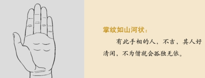 手相图解：手势纹路决定了人一生的运势；智慧纹；山光纹；住山纹；隐山纹