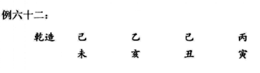 八字格局正财格命造案例实例一：坤造甲寅、乙亥、己卯、乙亥