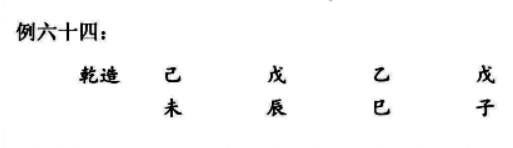 八字格局正财格偏财格命造案例实例二：乾造己未、戊辰、乙巳、戊子