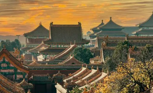 紫禁城的五门三朝，取自《周礼》、《礼记》所记五门三朝制度